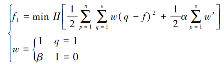 Optimization objective function formula
